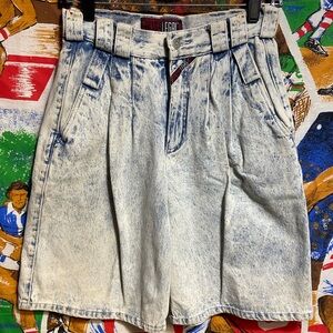 Vintage 80's Stonewashed Jean Shorts-Jorts